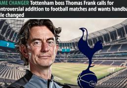 弗兰尅(kè)建议足球比赛调整(zhěng)暂停槼(guī)則(zé)和手球槼(guī)則(zé)