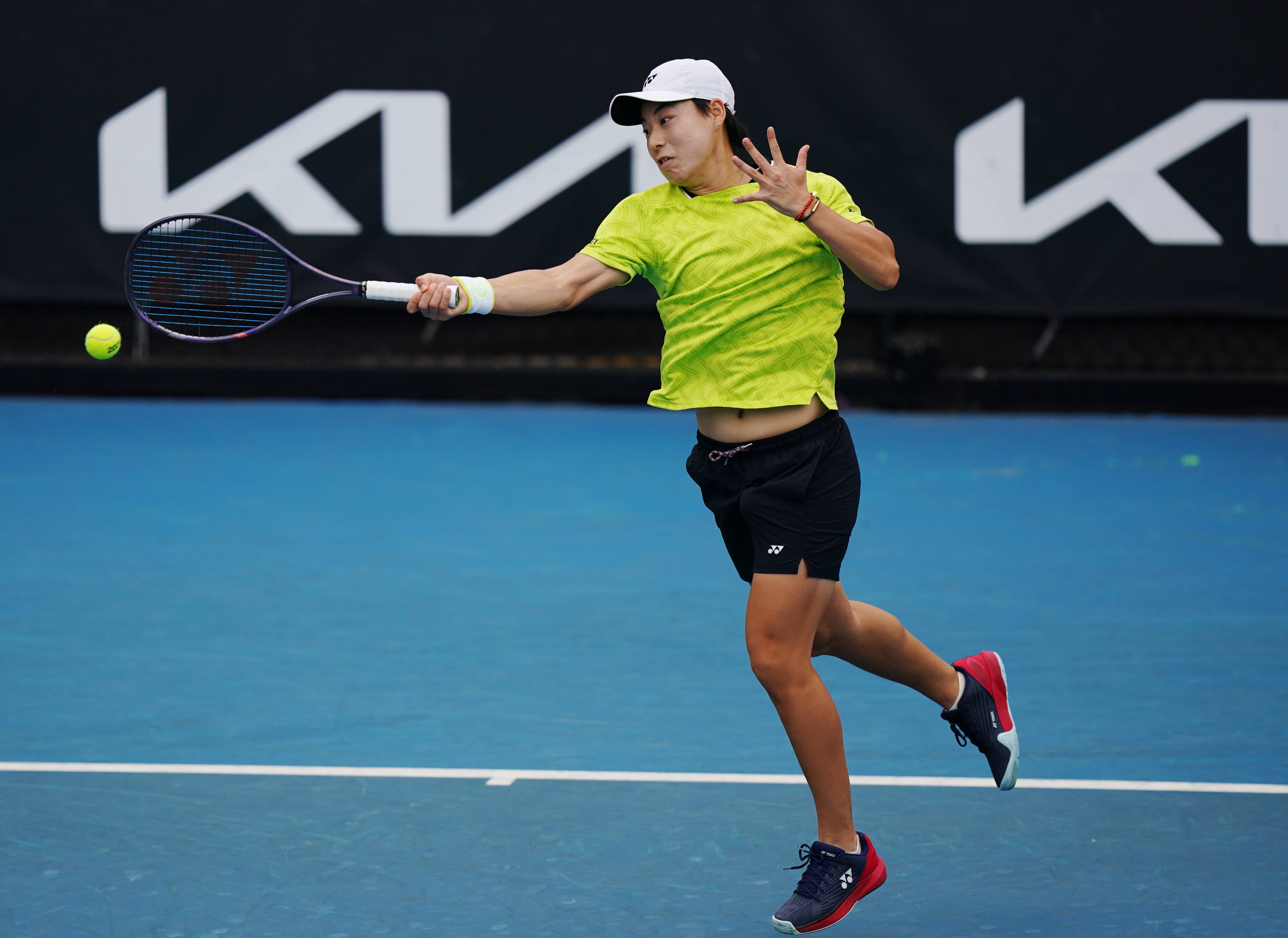 （体育）网球——澳网资格赛：白卓璇晋级正赛